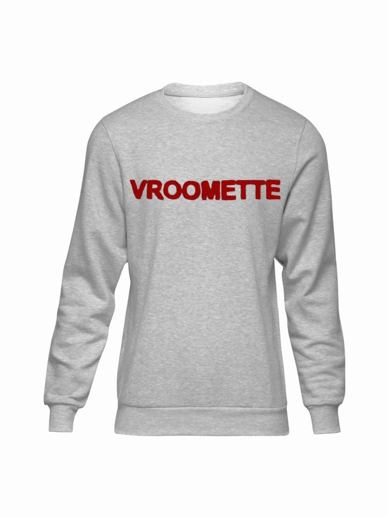 Vroom Vroom Pull "VROOMETTE" - Gris