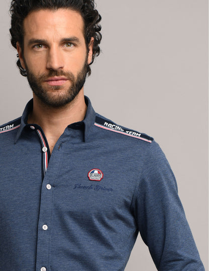 Delahaye Chemise RACING TEAM - Denim