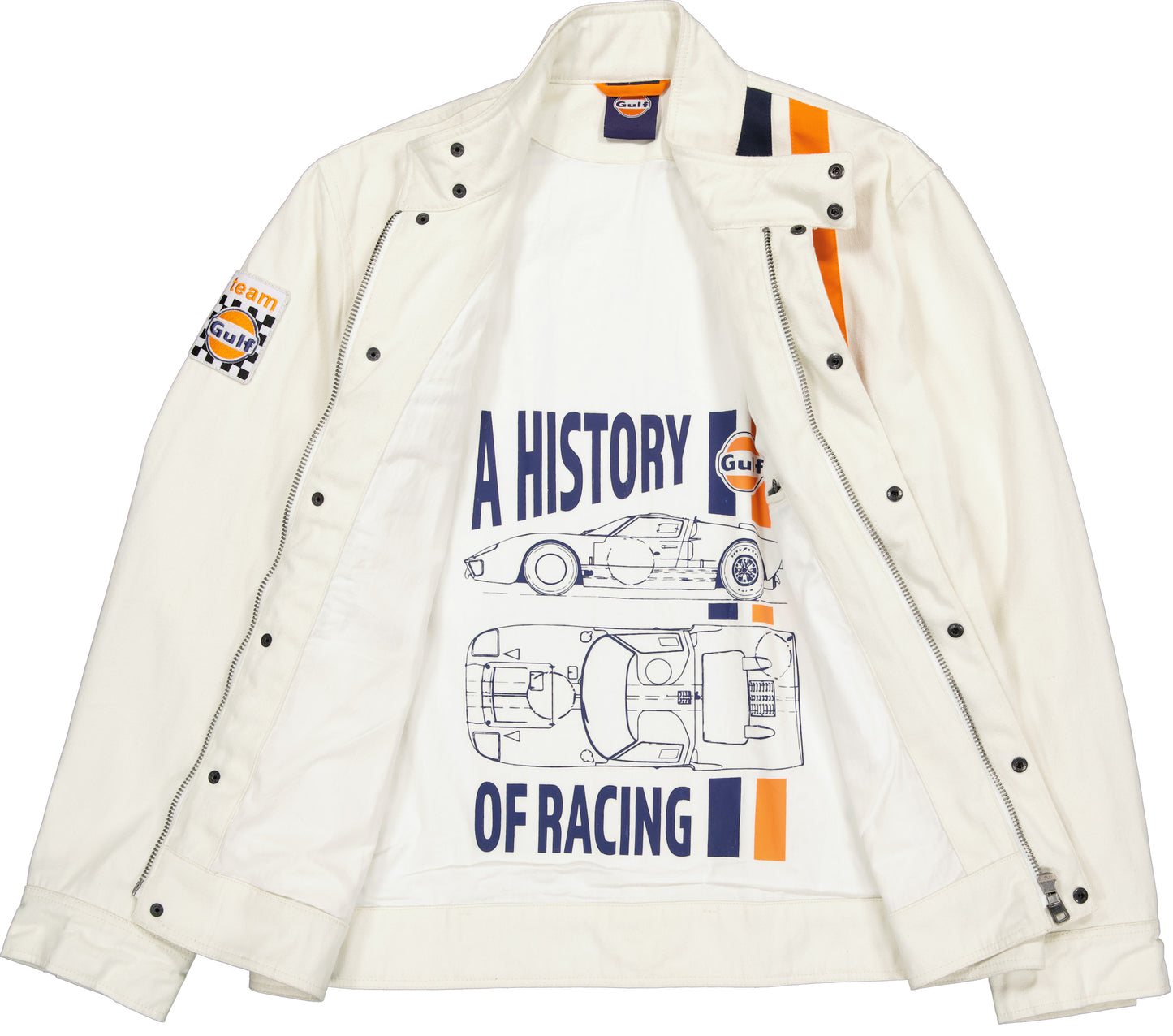 GULF Veste RACING TIMELESS HISTORY - ECRU