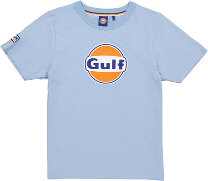 Gulf Tee Shirt GULF LOGO - Light Blue