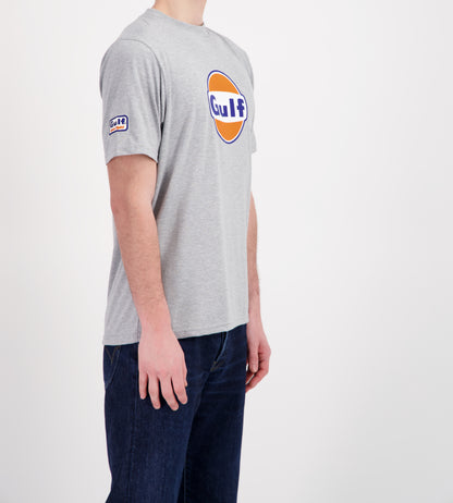 Gulf Tee Shirt LOGO - Gris chiné