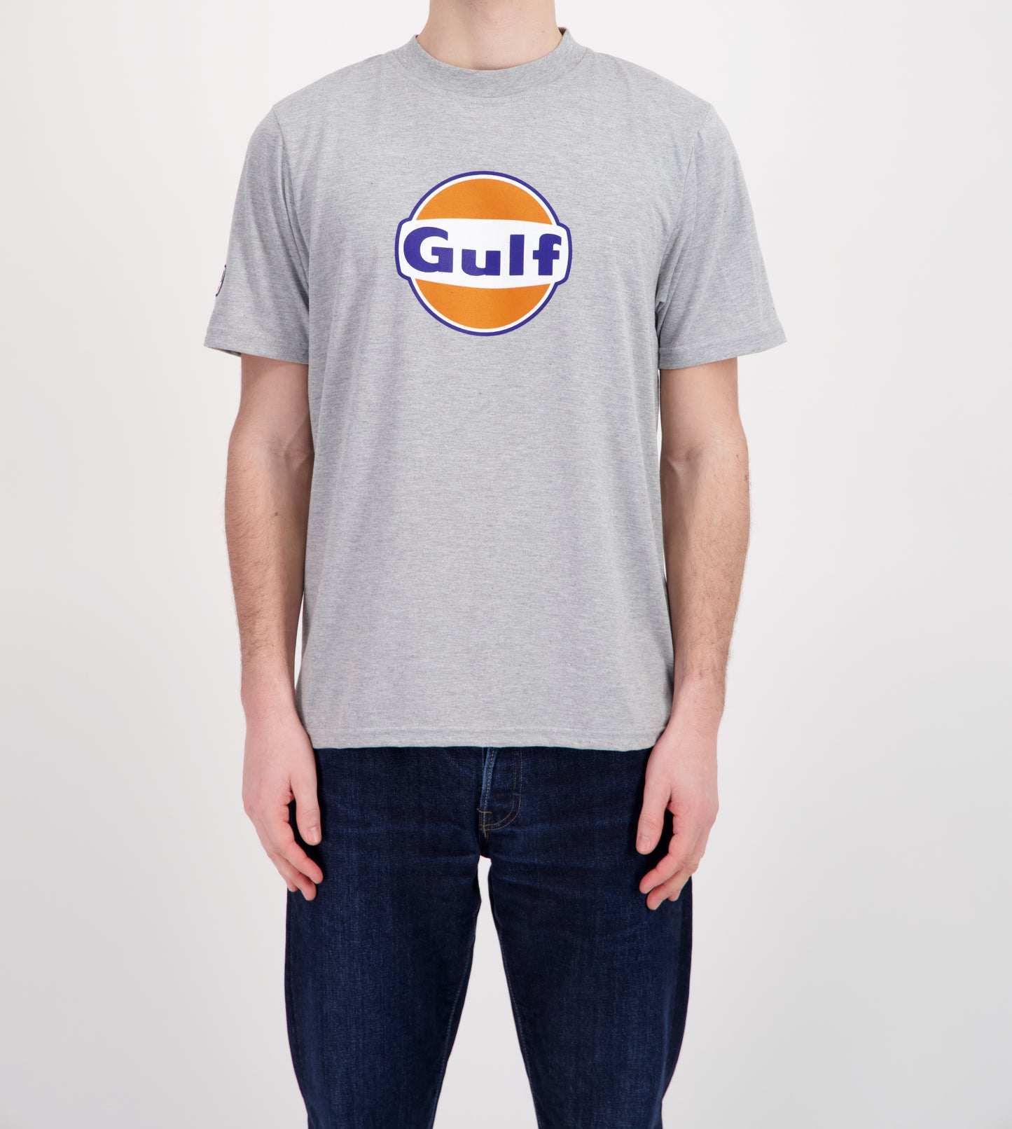 Gulf Tee Shirt LOGO - Gris chiné