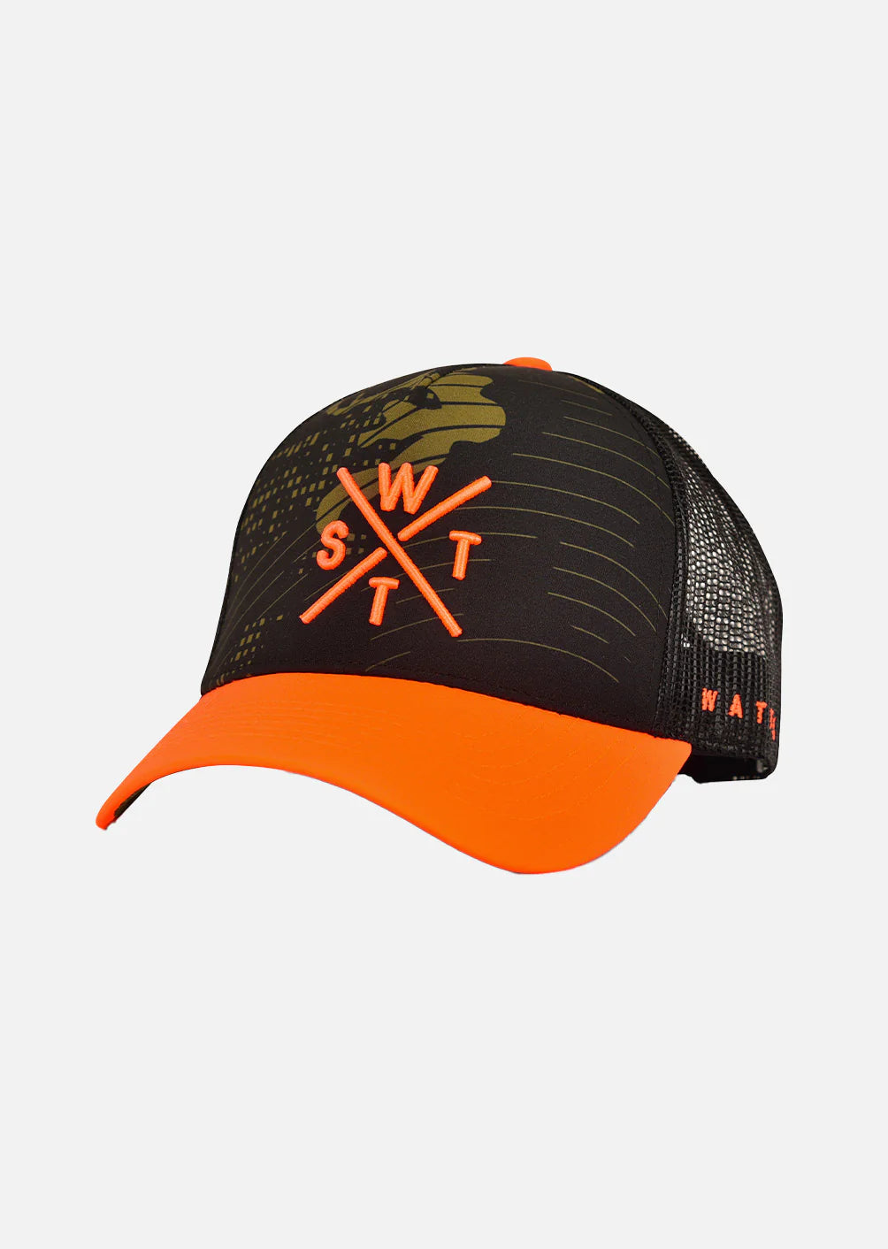 Watts Casquette TRIBE ORANGE/NEO CAMO KAKI