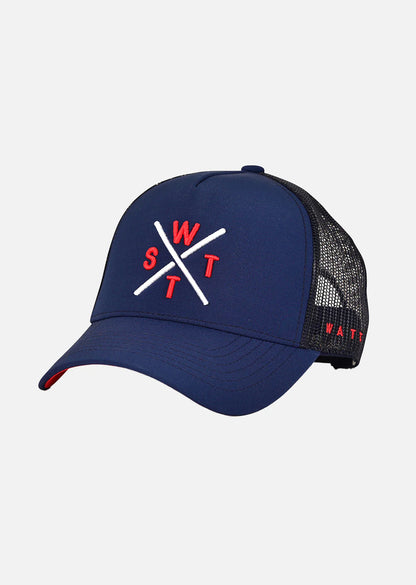 Watts Casquette TRIBE INK NAVY/RED