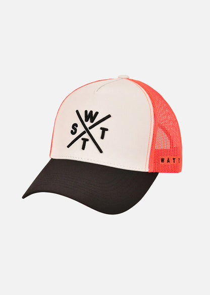 Watts Casquette TRIBE - Rose Fluo/Gris Clair