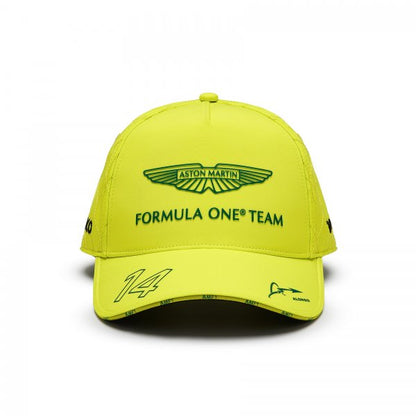 Aston Martin F1 Casquette ALONSO#14 2024 - Citron