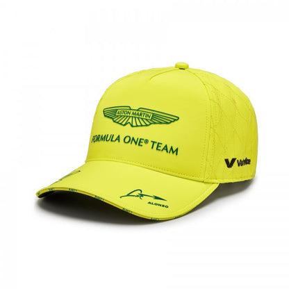 Aston Martin F1 Casquette ALONSO#14 2024 - Citron