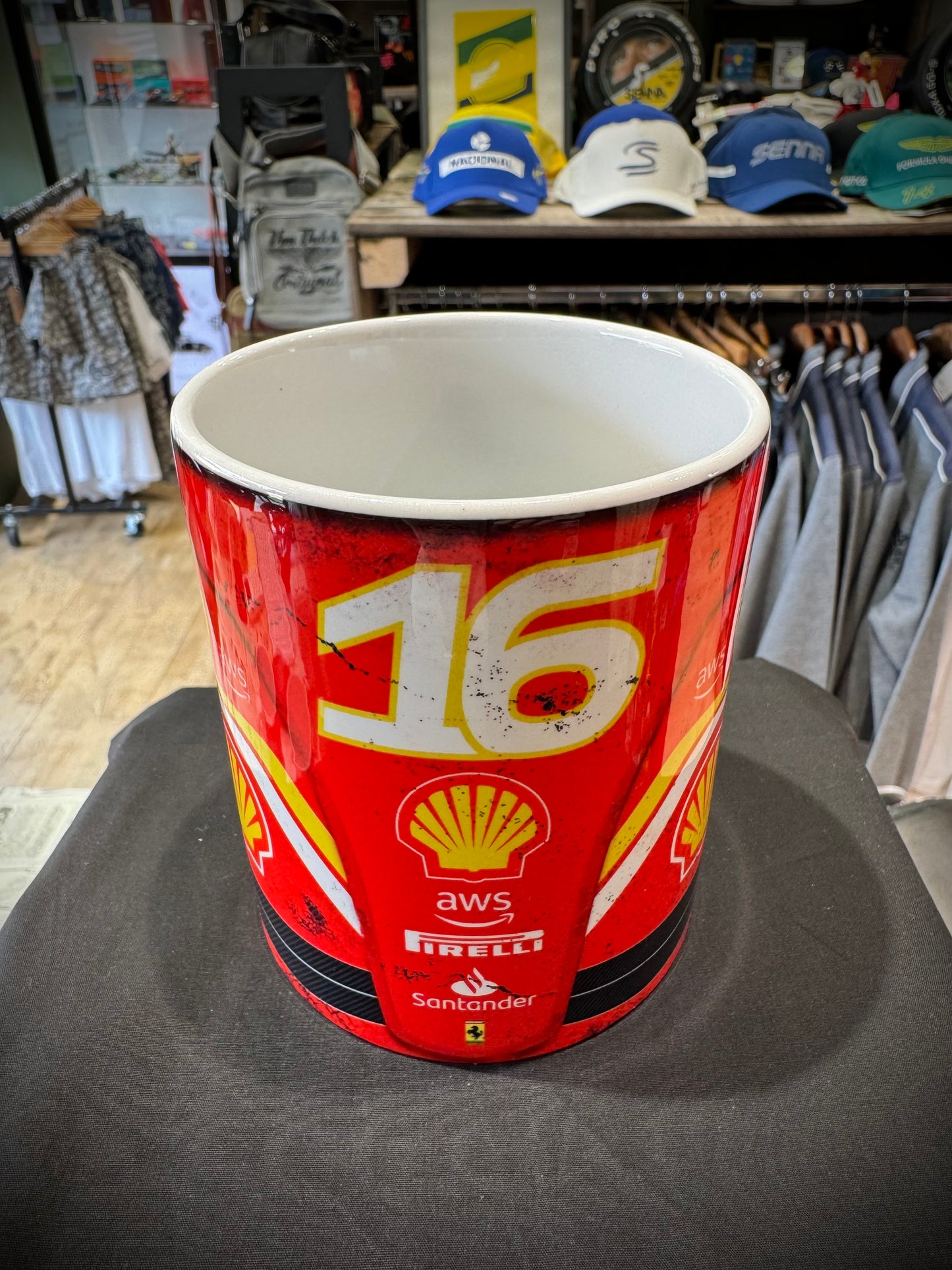 LL Mug Charles Leclerc 2024 Ferrari #16