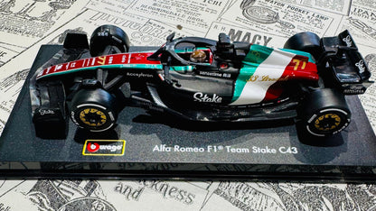 Alfa Romeo F1 C43 Monza 2023 Signature #77 BOTTAS 1:43