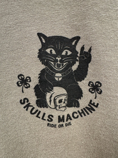 Skulls Machine Tee Shirt Print ZEN - Wood