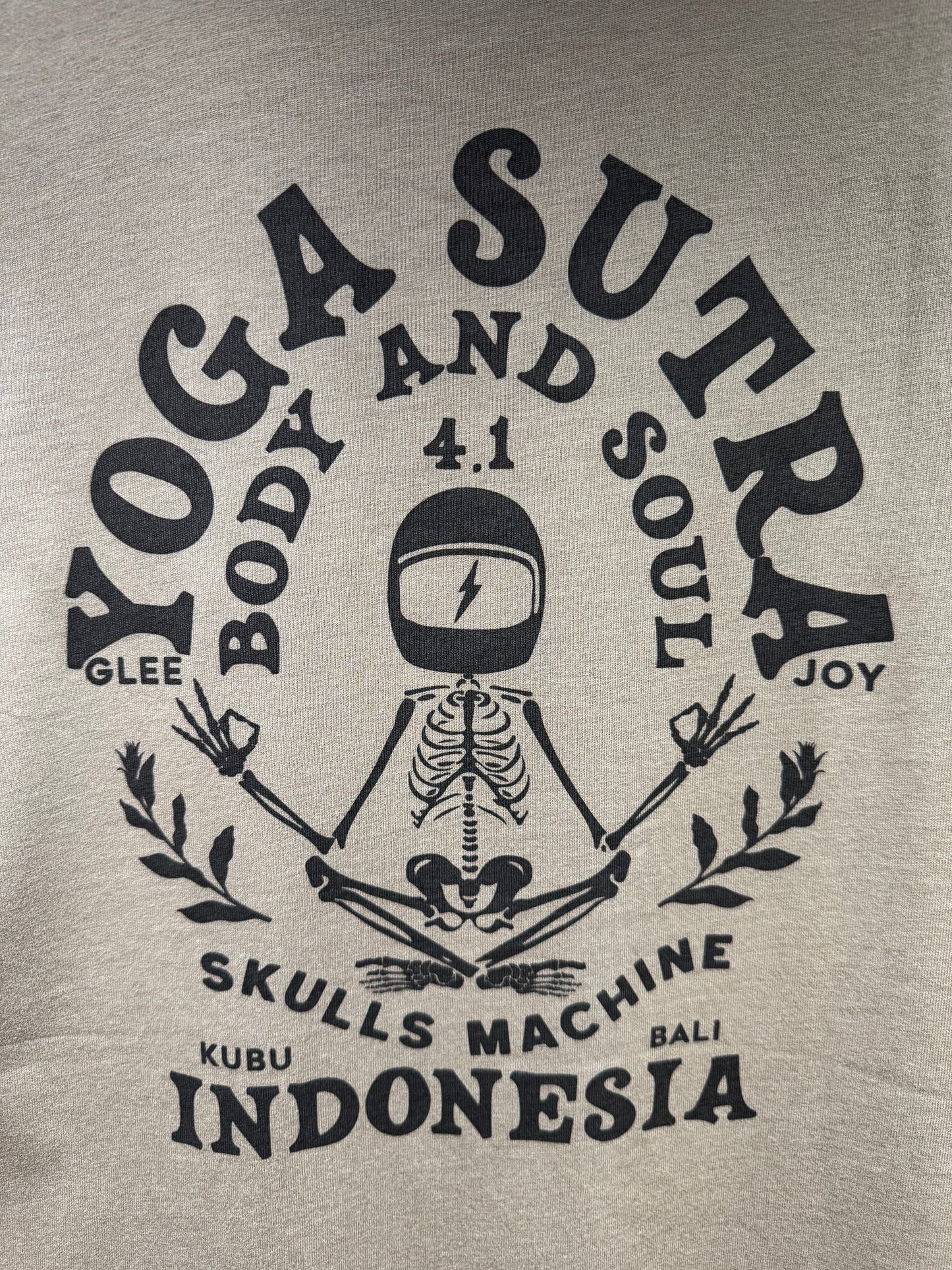 Skulls Machine Tee Shirt Print ZEN - Wood