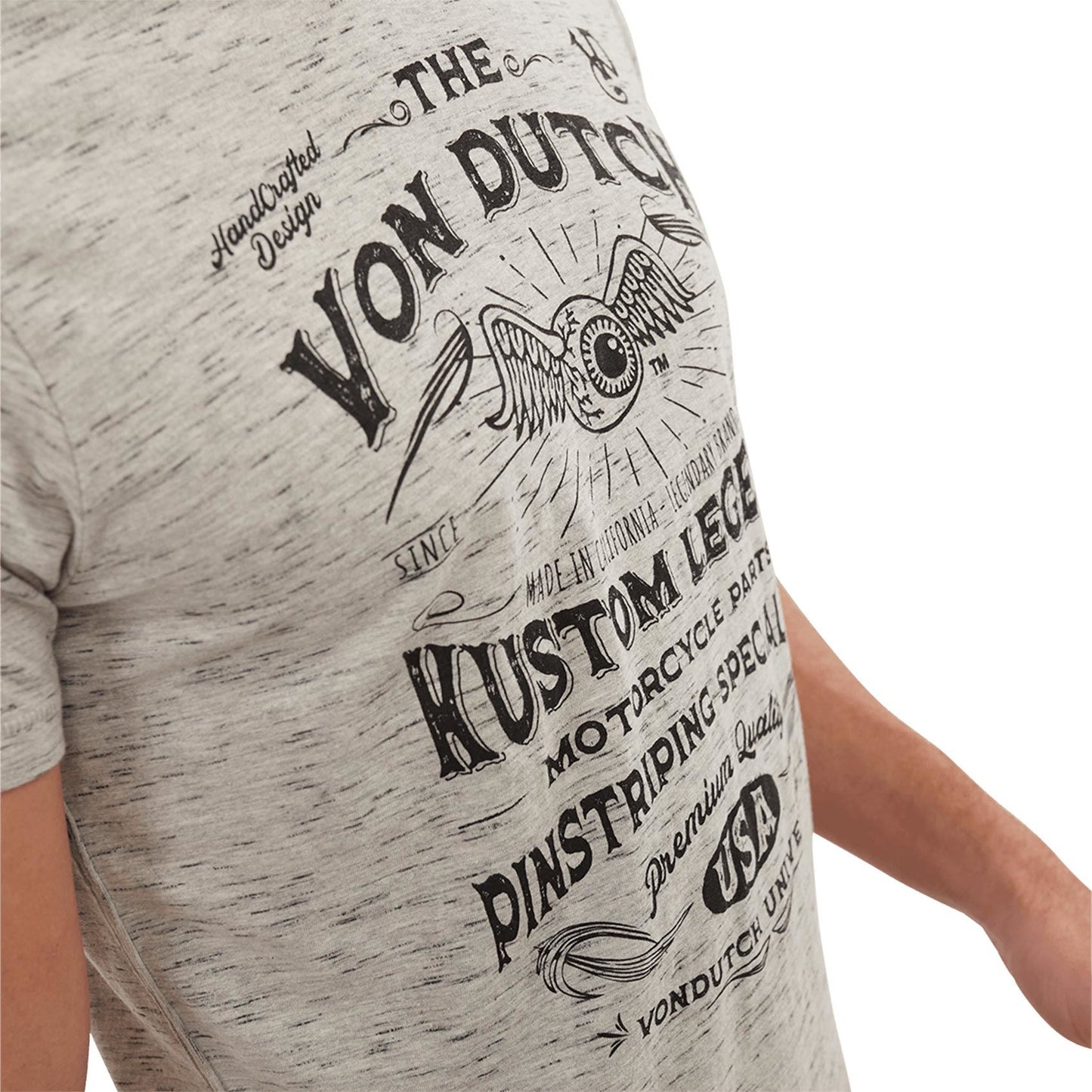 VD T-Shirt Manches Courtes LIST Jusqu'au 4XL