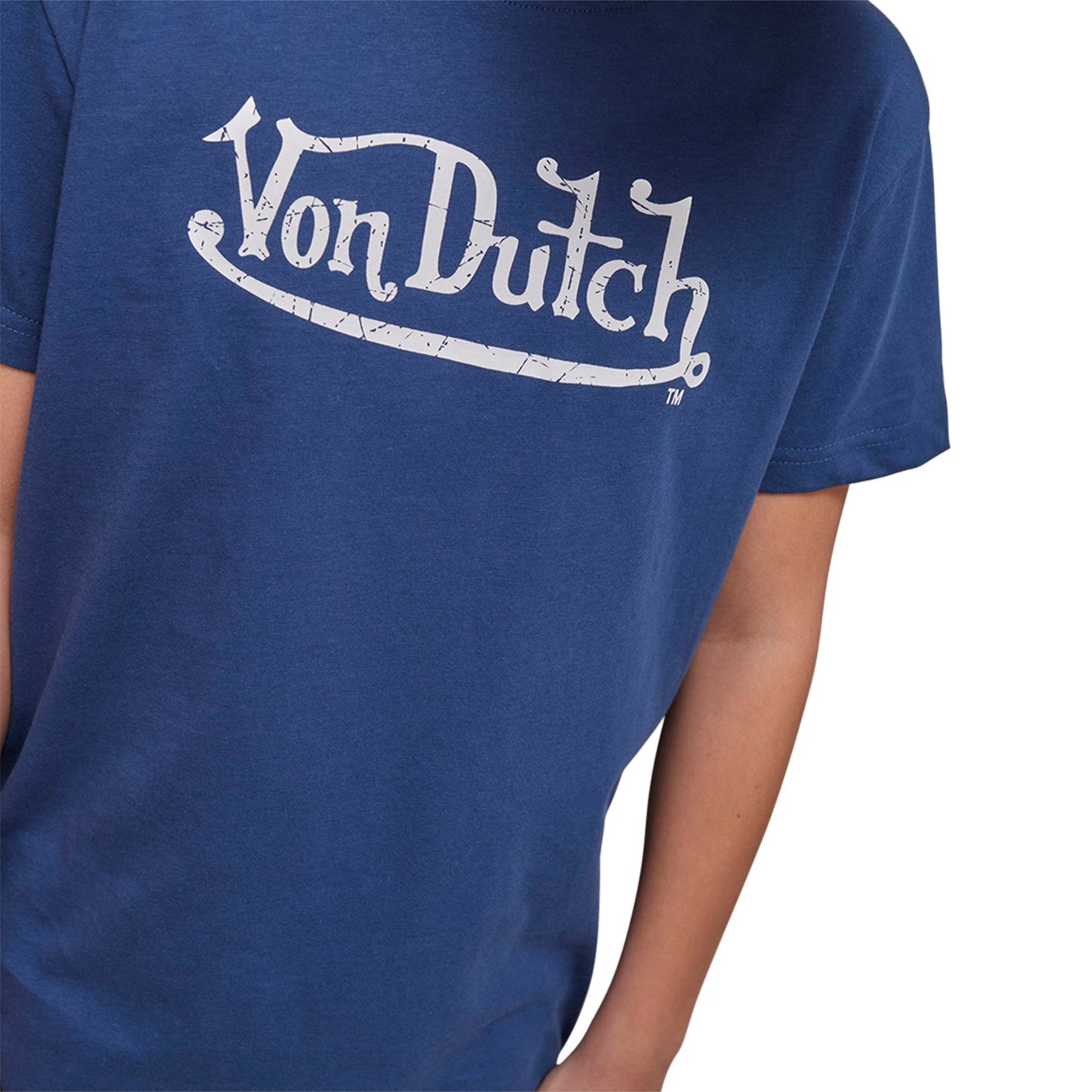 VD T-Shirt Junior KRYS - Bleu/Blanc