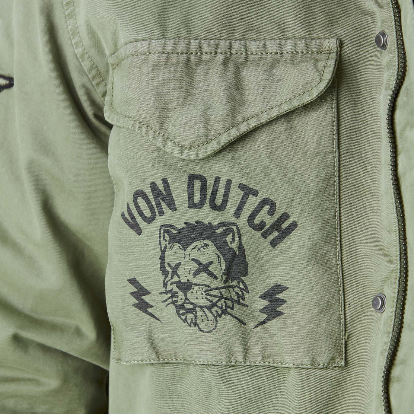 VD Veste Saharienne Militaire M65 - Kaki