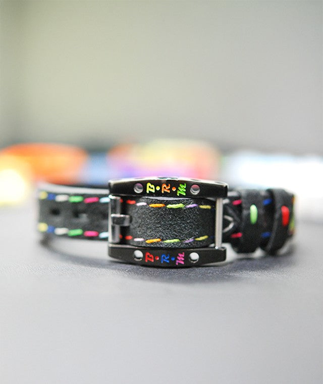 B.R.M Bracelet "Speed Art Car" - Alcantara Noir