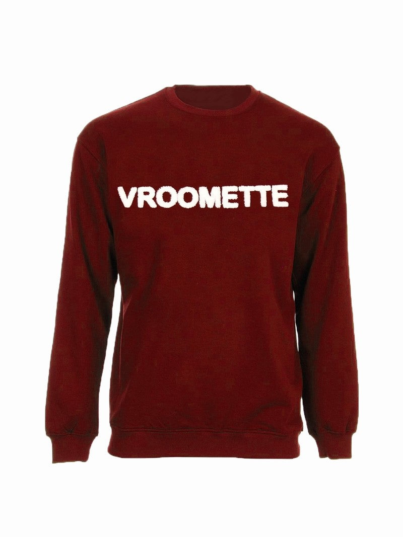 Vroom Vroom Pull "VROOMETTE" - Bordeaux