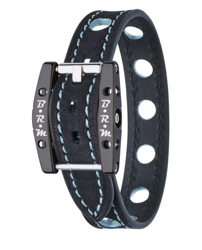 B.R.M Bracelet "Speed" - Alcantara Titane Noir