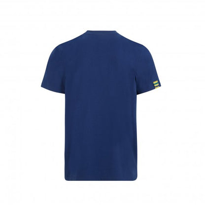 Ayrton Senna Logo Tee Blue