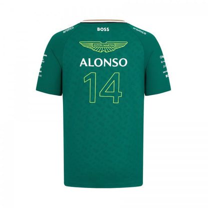 Aston Martin F1 Tee Shirt Team ALONSO#14 2024 - JUNIOR