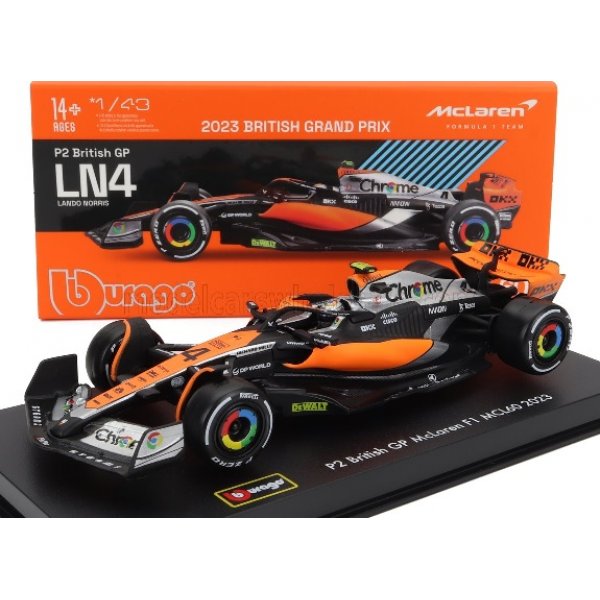 McLaren Racing F1 MCL60 #4 Lando Norris signature - 1/43e