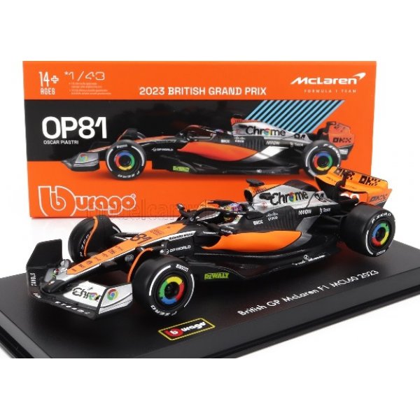 McLaren Racing F1 MCL60 #81 Oscar Piastri signature - 1/43e